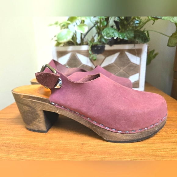 Lotta From Stockholm Shoes - Lotta's Leather & Wood Clogs